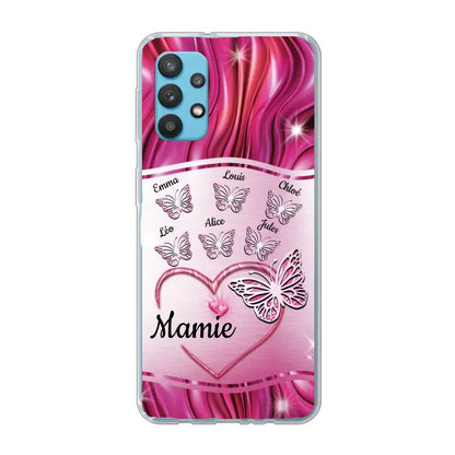 Papillons scintillants - Telefoonhoesje gepersonaliseerd