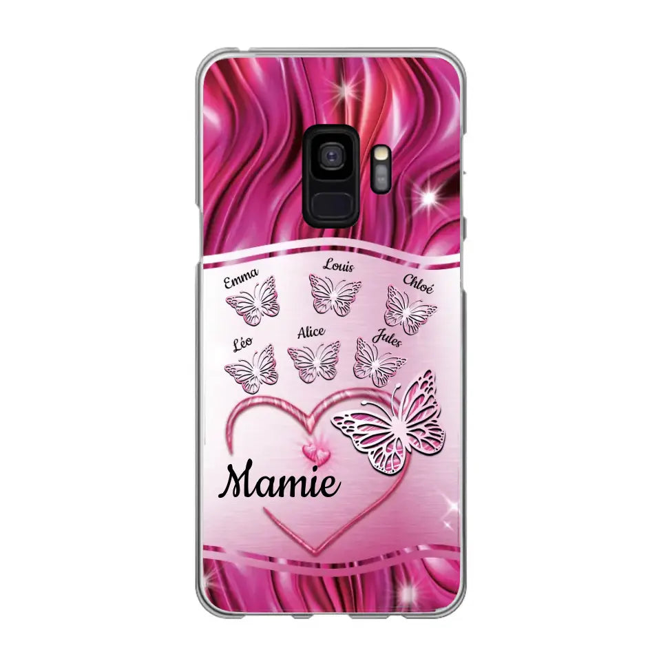 Papillons scintillants - Telefoonhoesje gepersonaliseerd