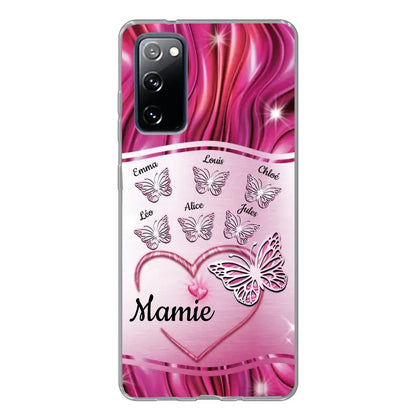 Papillons scintillants - Telefoonhoesje gepersonaliseerd