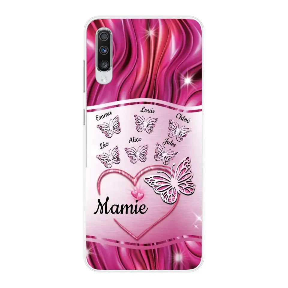 Papillons scintillants - Telefoonhoesje gepersonaliseerd