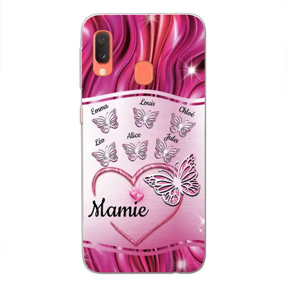 Papillons scintillants - Telefoonhoesje gepersonaliseerd