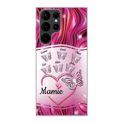 Papillons scintillants - Telefoonhoesje gepersonaliseerd