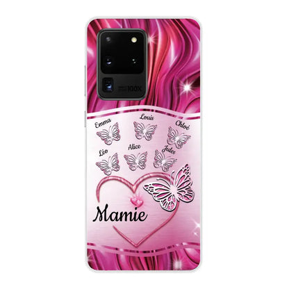 Papillons scintillants - Telefoonhoesje gepersonaliseerd