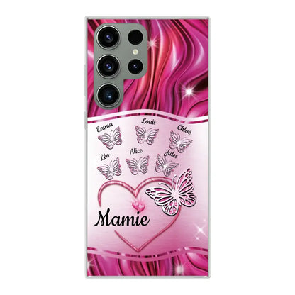 Papillons scintillants - Telefoonhoesje gepersonaliseerd