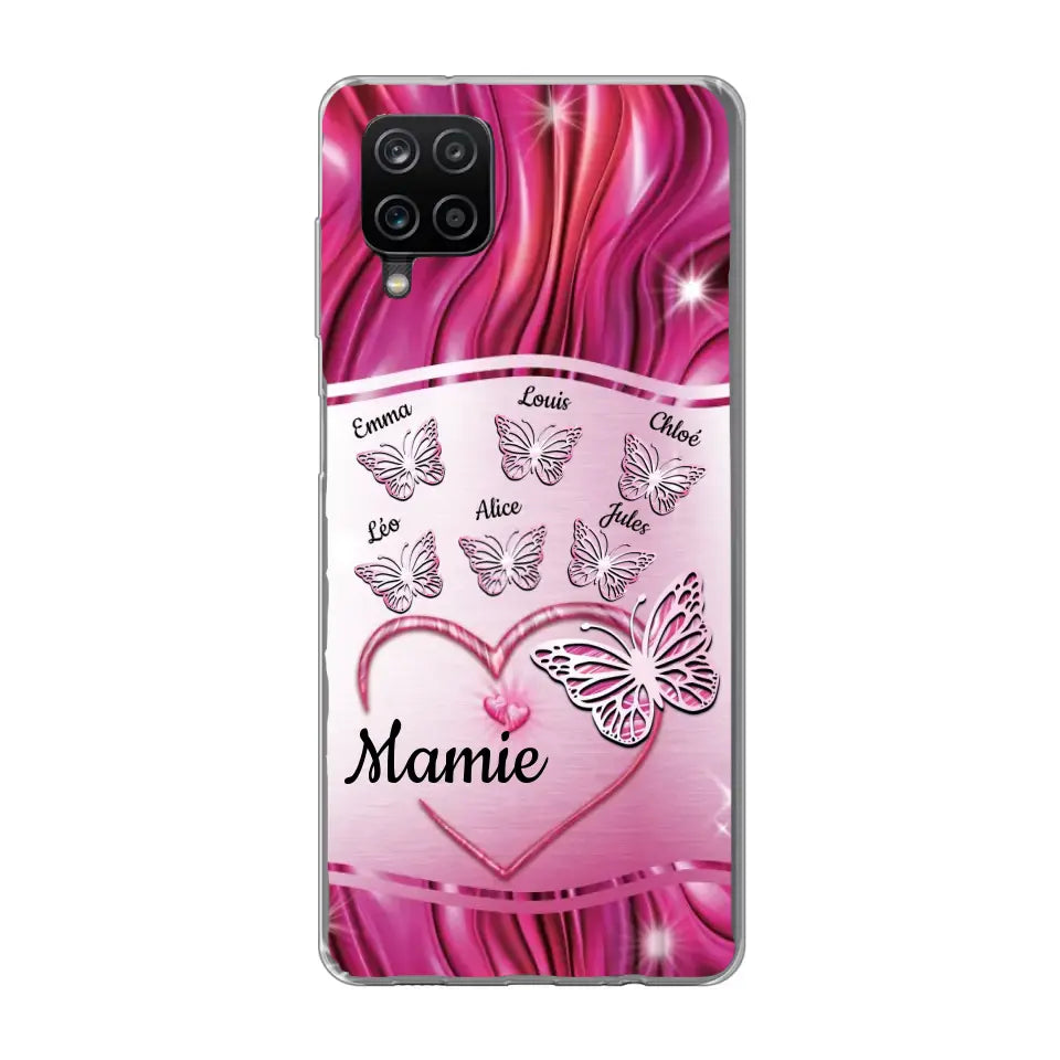Papillons scintillants - Telefoonhoesje gepersonaliseerd
