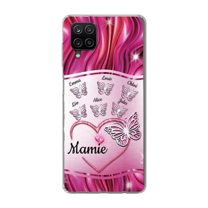 Papillons scintillants - Telefoonhoesje gepersonaliseerd