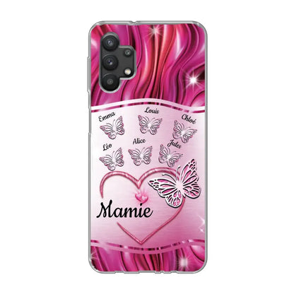Papillons scintillants - Telefoonhoesje gepersonaliseerd