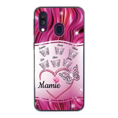Papillons scintillants - Telefoonhoesje gepersonaliseerd
