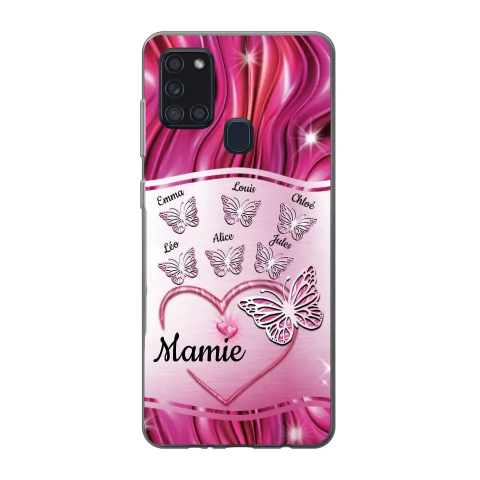 Papillons scintillants - Telefoonhoesje gepersonaliseerd