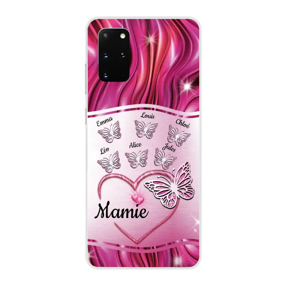 Papillons scintillants - Telefoonhoesje gepersonaliseerd