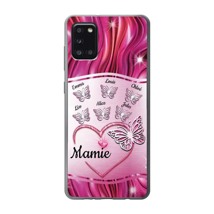 Papillons scintillants - Telefoonhoesje gepersonaliseerd