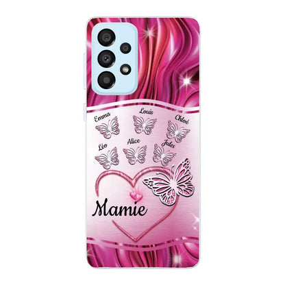 Papillons scintillants - Telefoonhoesje gepersonaliseerd