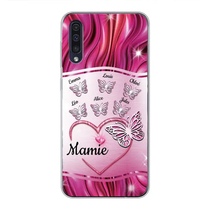 Papillons scintillants - Telefoonhoesje gepersonaliseerd