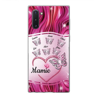 Papillons scintillants - Telefoonhoesje gepersonaliseerd