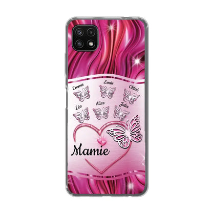 Papillons scintillants - Telefoonhoesje gepersonaliseerd