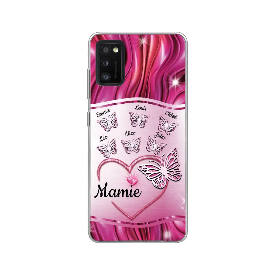Papillons scintillants - Telefoonhoesje gepersonaliseerd