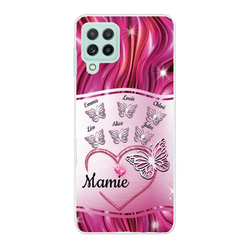 Papillons scintillants - Telefoonhoesje gepersonaliseerd