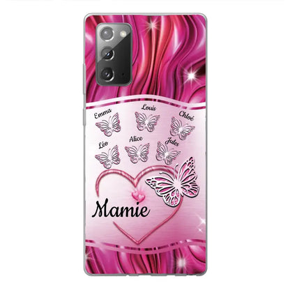 Papillons scintillants - Telefoonhoesje gepersonaliseerd