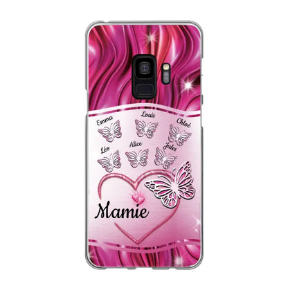 Papillons scintillants - Telefoonhoesje gepersonaliseerd