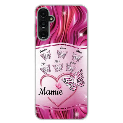Papillons scintillants - Telefoonhoesje gepersonaliseerd