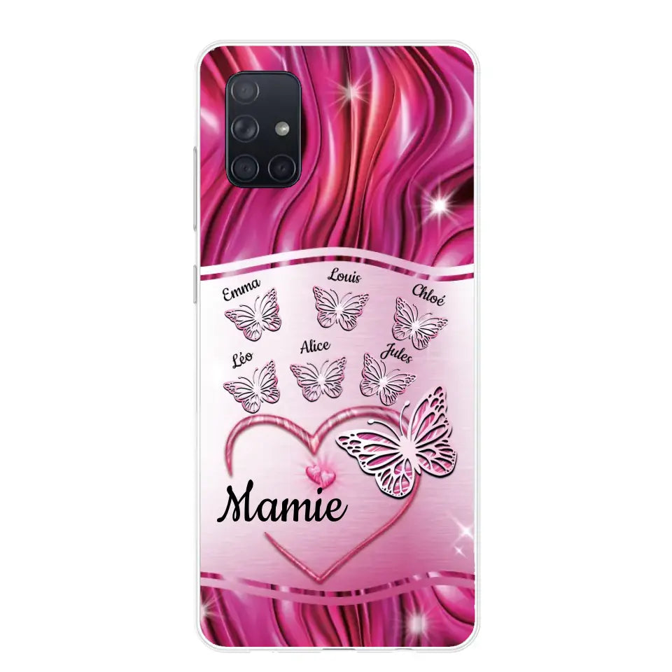 Papillons scintillants - Telefoonhoesje gepersonaliseerd