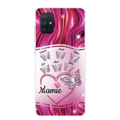 Papillons scintillants - Telefoonhoesje gepersonaliseerd
