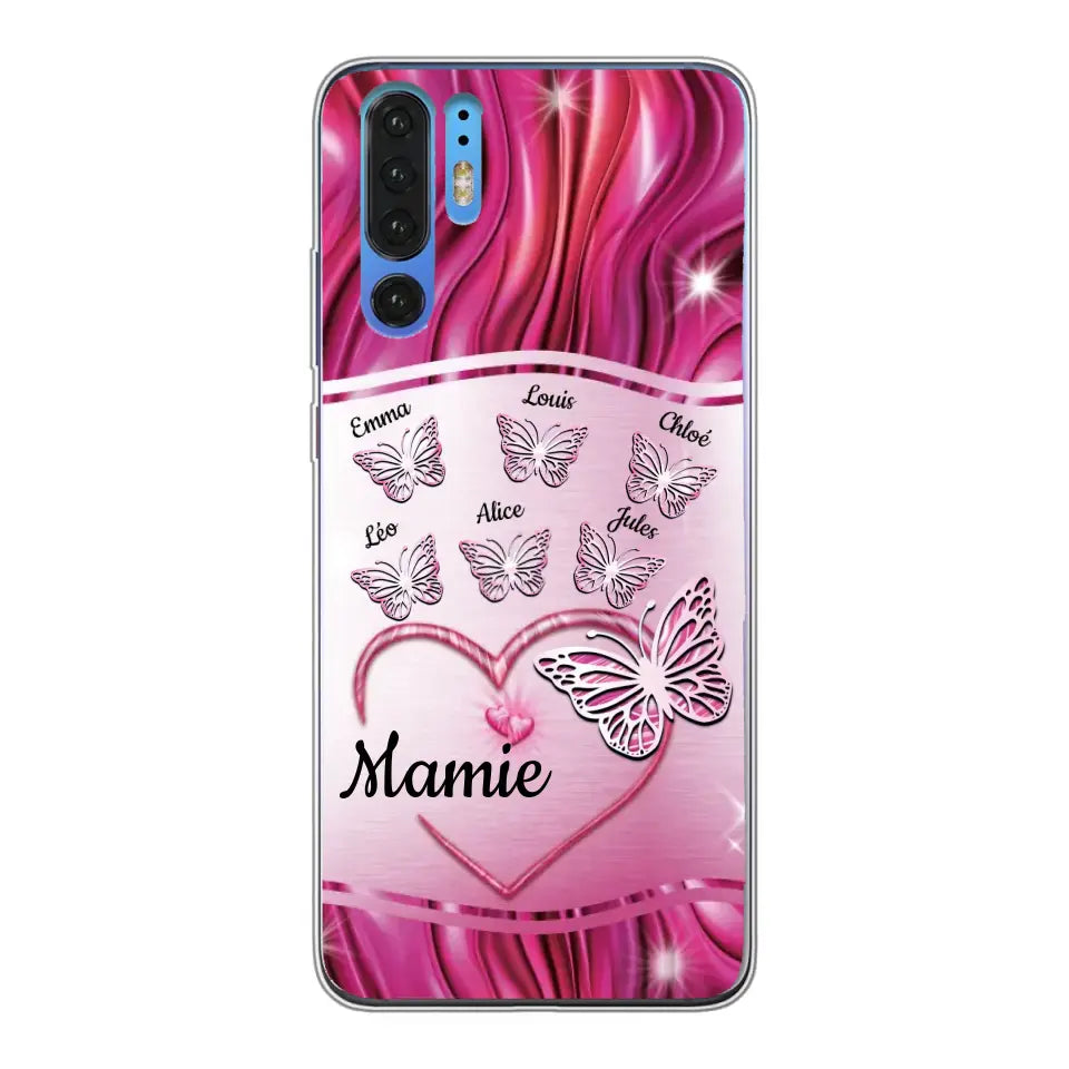 Papillons scintillants - Telefoonhoesje gepersonaliseerd