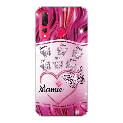 Papillons scintillants - Telefoonhoesje gepersonaliseerd
