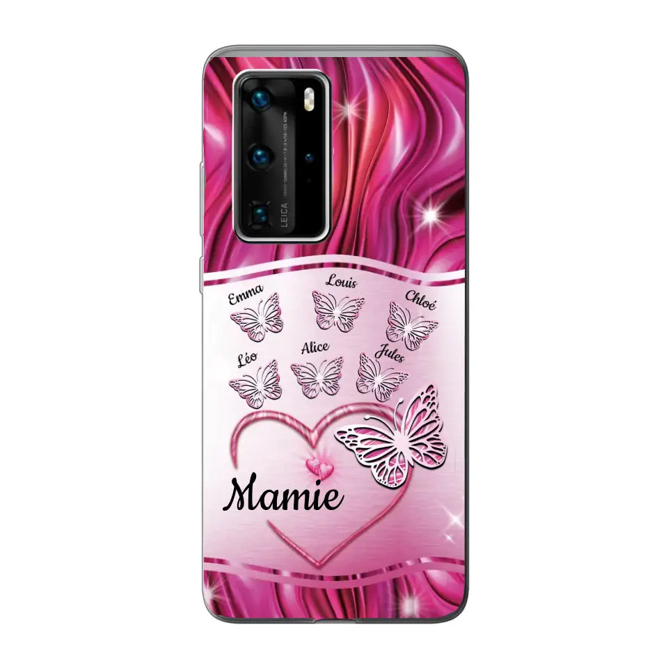 Papillons scintillants - Telefoonhoesje gepersonaliseerd