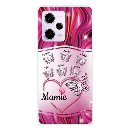 Papillons scintillants - Telefoonhoesje gepersonaliseerd