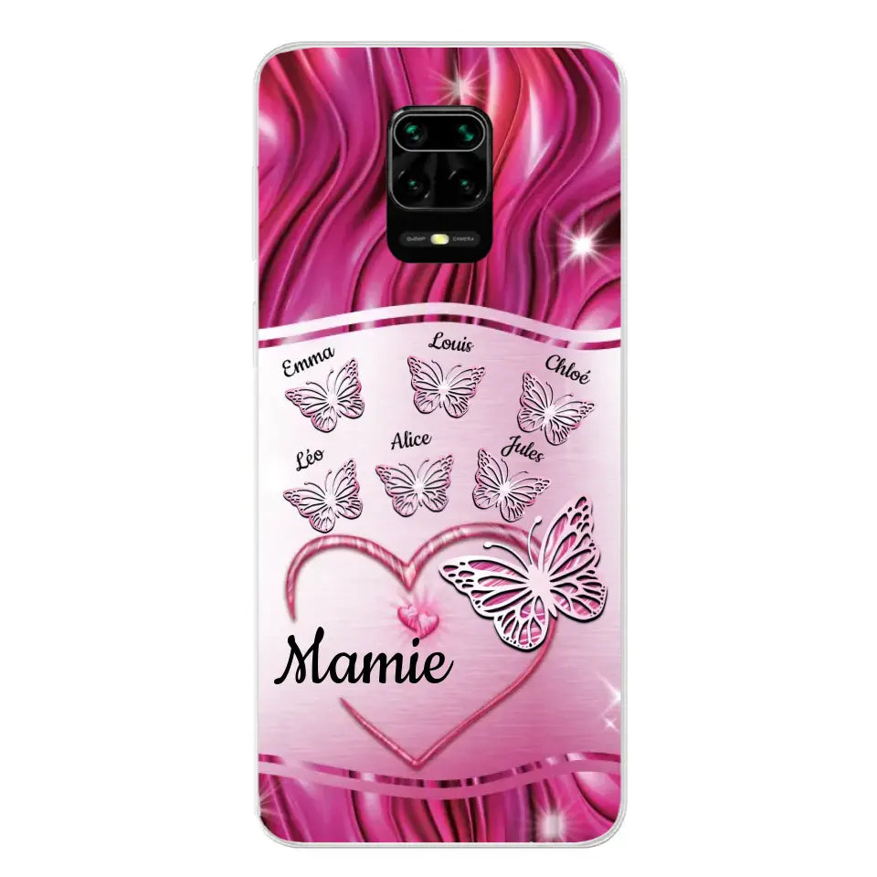 Papillons scintillants - Telefoonhoesje gepersonaliseerd