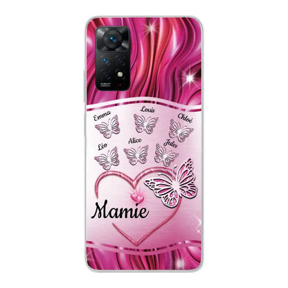 Papillons scintillants - Telefoonhoesje gepersonaliseerd