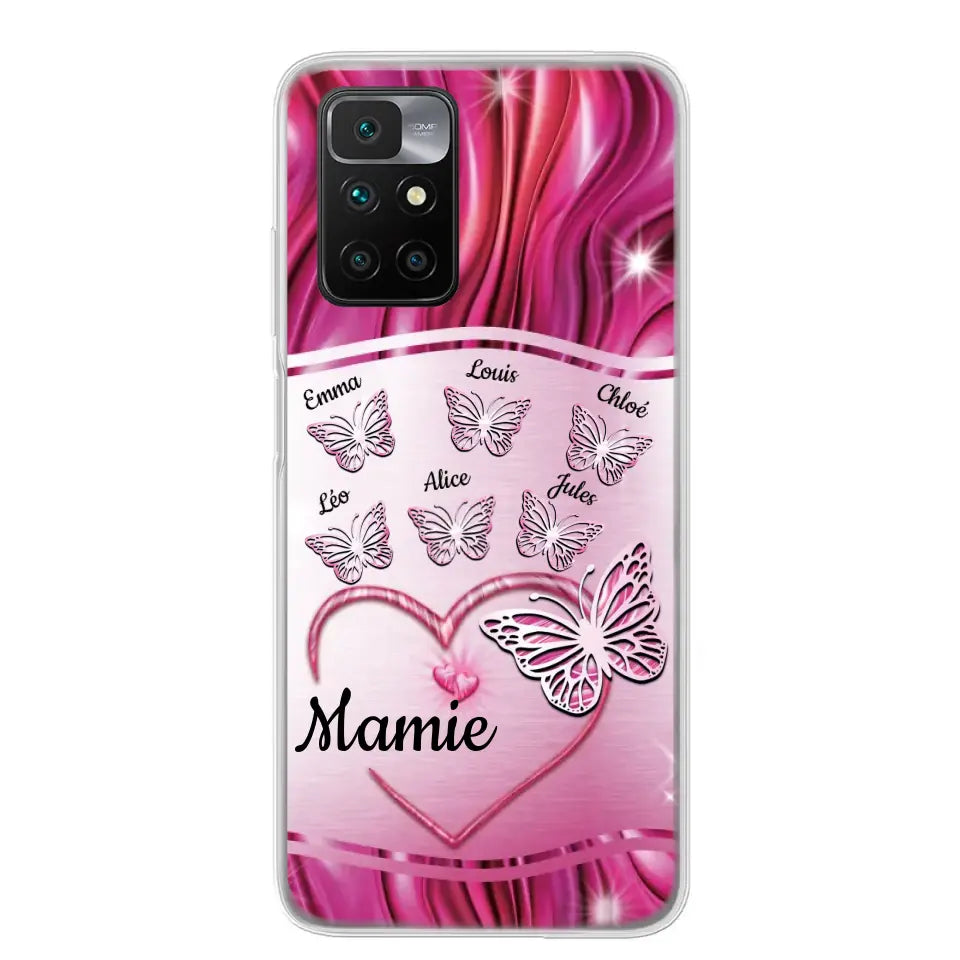 Papillons scintillants - Telefoonhoesje gepersonaliseerd