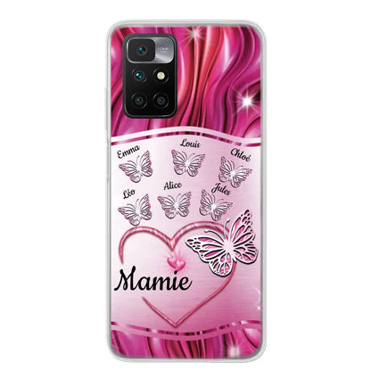 Papillons scintillants - Telefoonhoesje gepersonaliseerd