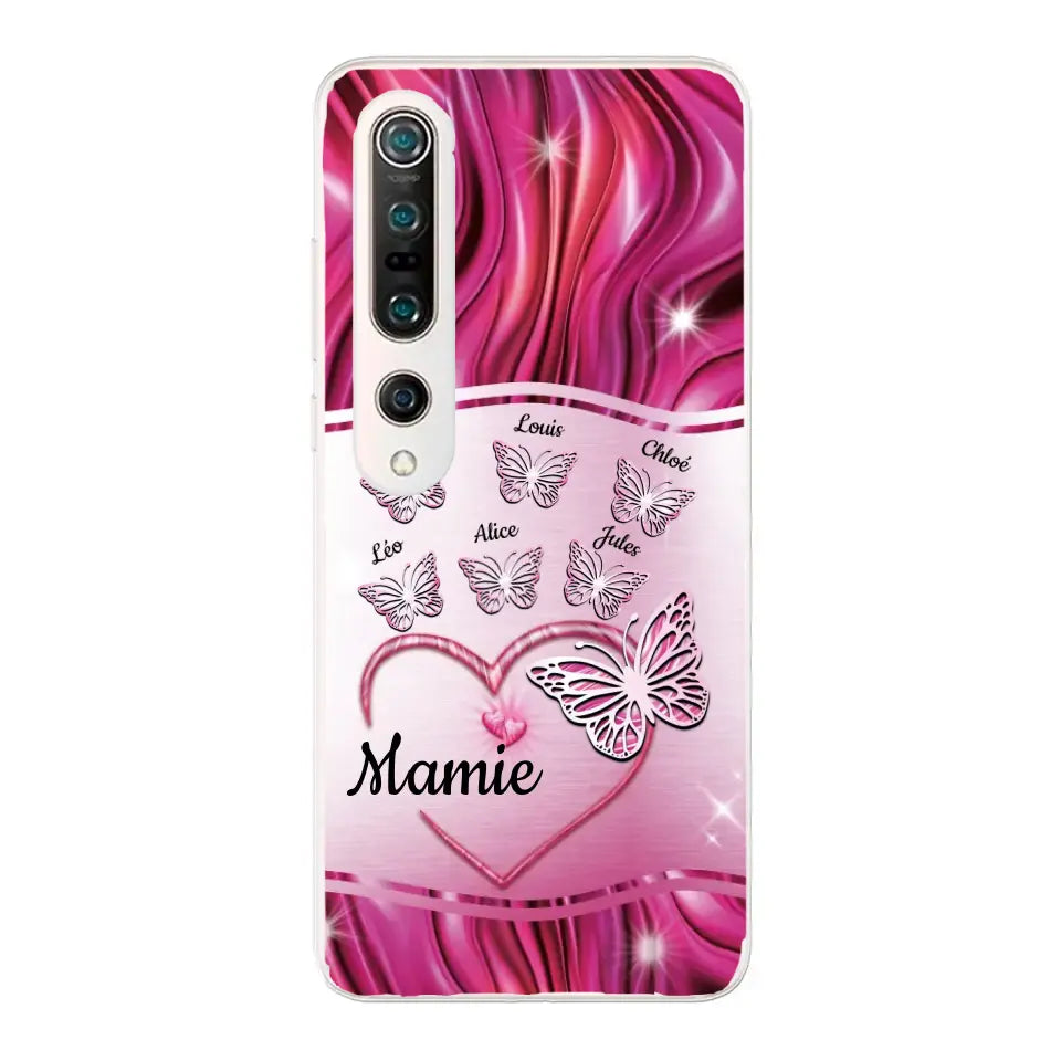 Papillons scintillants - Telefoonhoesje gepersonaliseerd
