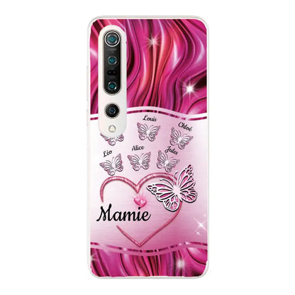 Papillons scintillants - Telefoonhoesje gepersonaliseerd