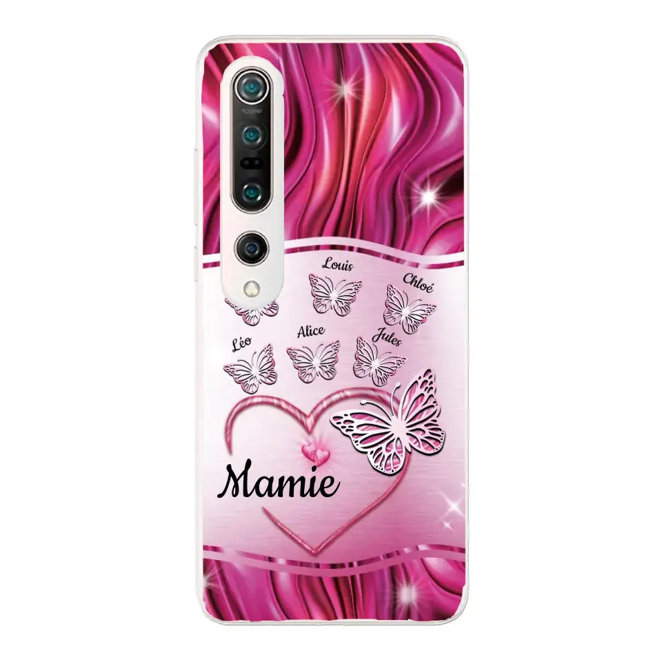 Papillons scintillants - Telefoonhoesje gepersonaliseerd