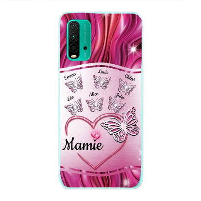 Papillons scintillants - Telefoonhoesje gepersonaliseerd