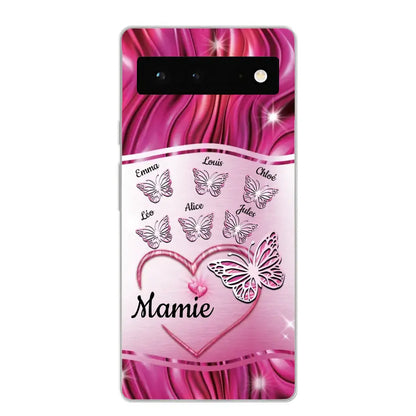 Papillons scintillants - Telefoonhoesje gepersonaliseerd