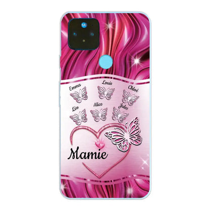 Papillons scintillants - Telefoonhoesje gepersonaliseerd