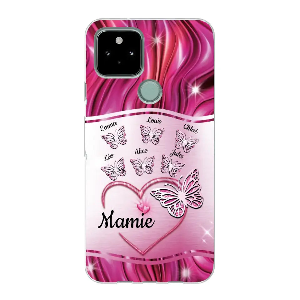 Papillons scintillants - Telefoonhoesje gepersonaliseerd