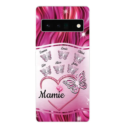 Papillons scintillants - Telefoonhoesje gepersonaliseerd