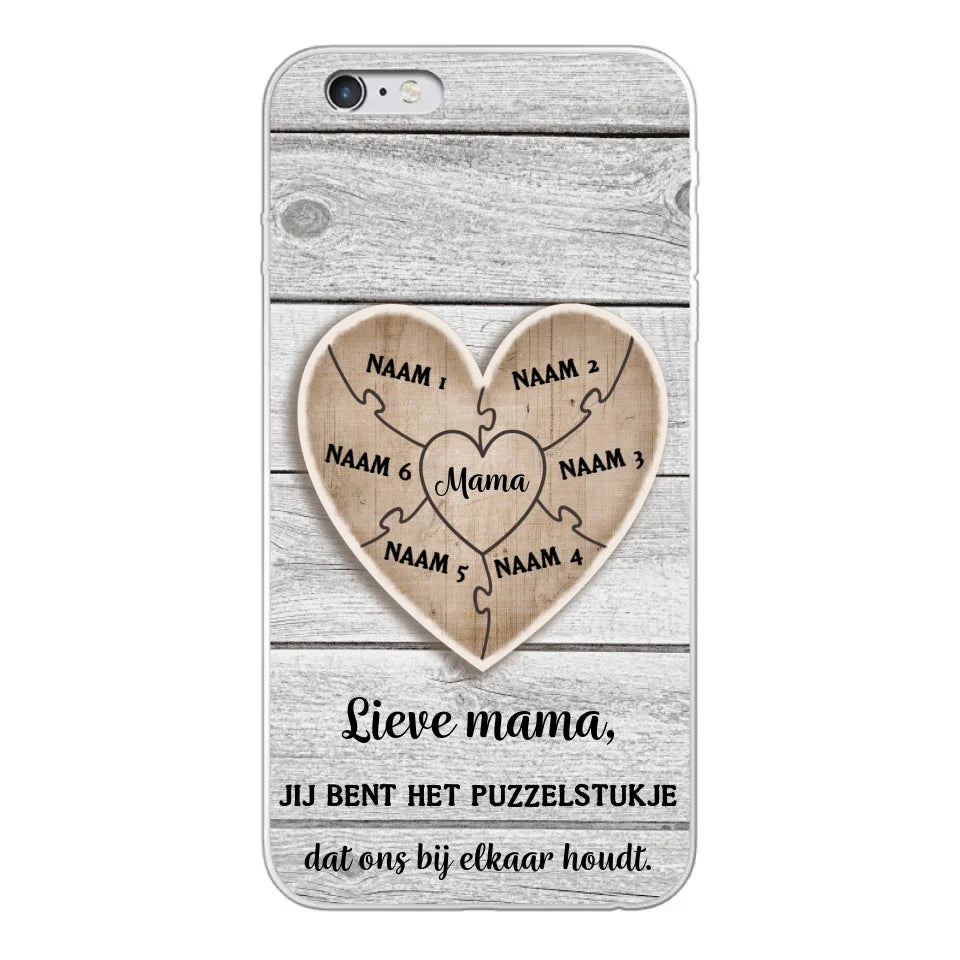 Puzzelstuk - Gepersonaliseerd telefoonhoesje