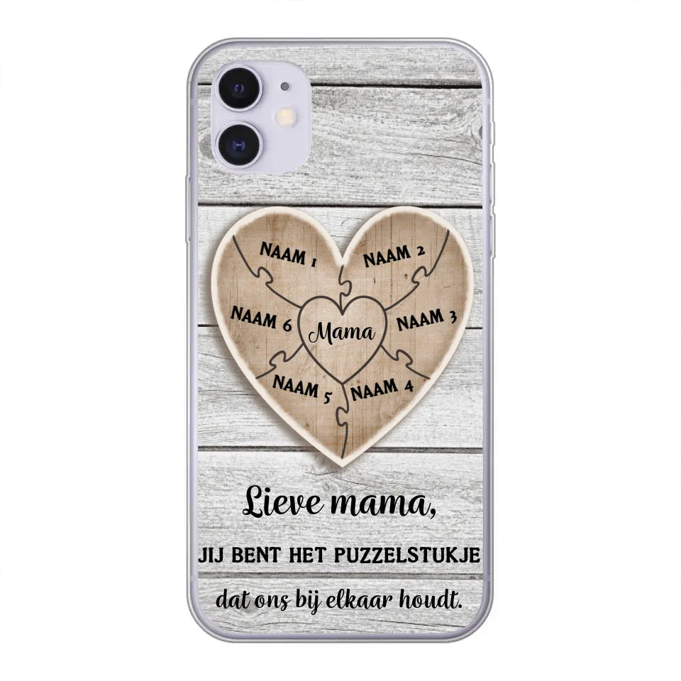 Puzzelstuk - Gepersonaliseerd telefoonhoesje