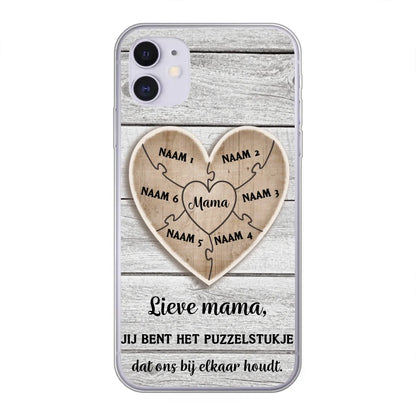 Puzzelstuk - Gepersonaliseerd telefoonhoesje