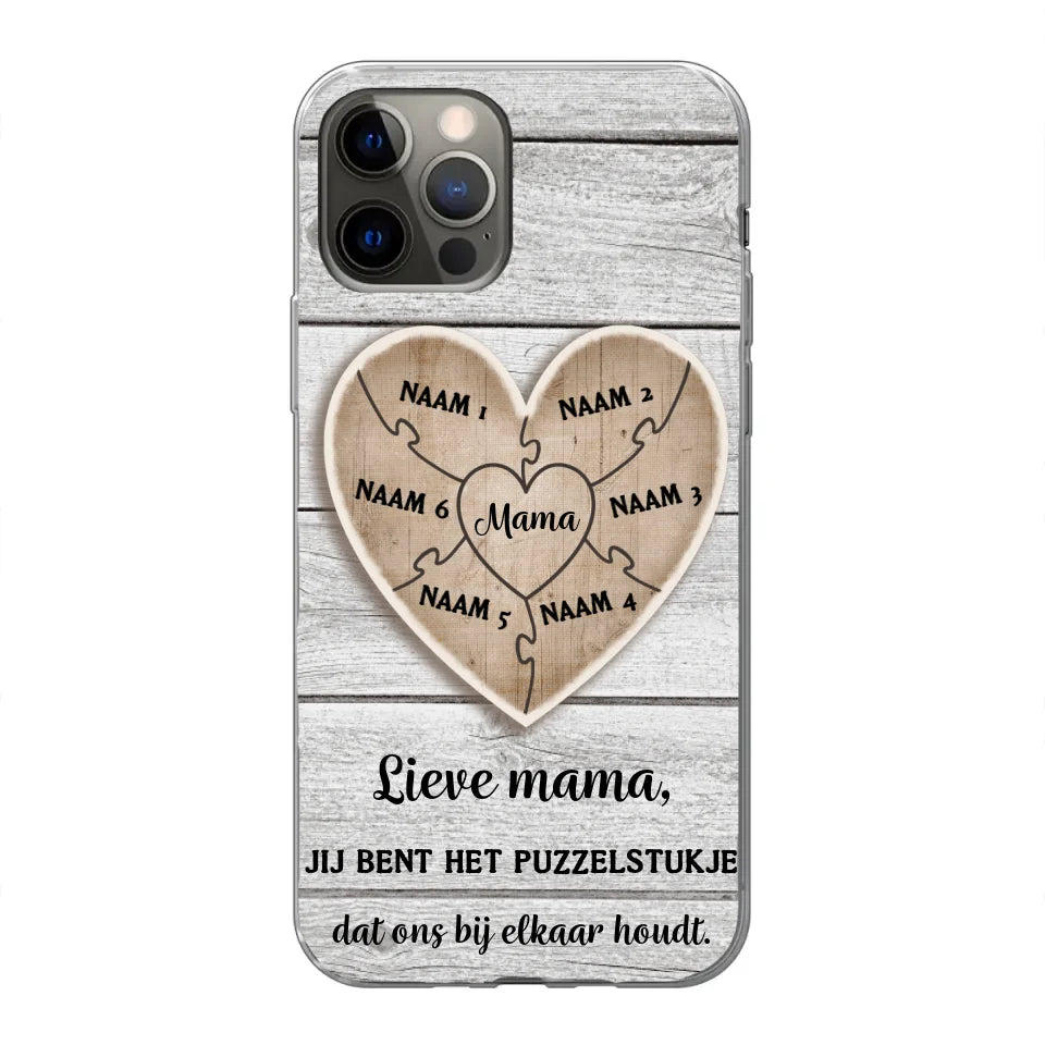 Puzzelstuk - Gepersonaliseerd telefoonhoesje