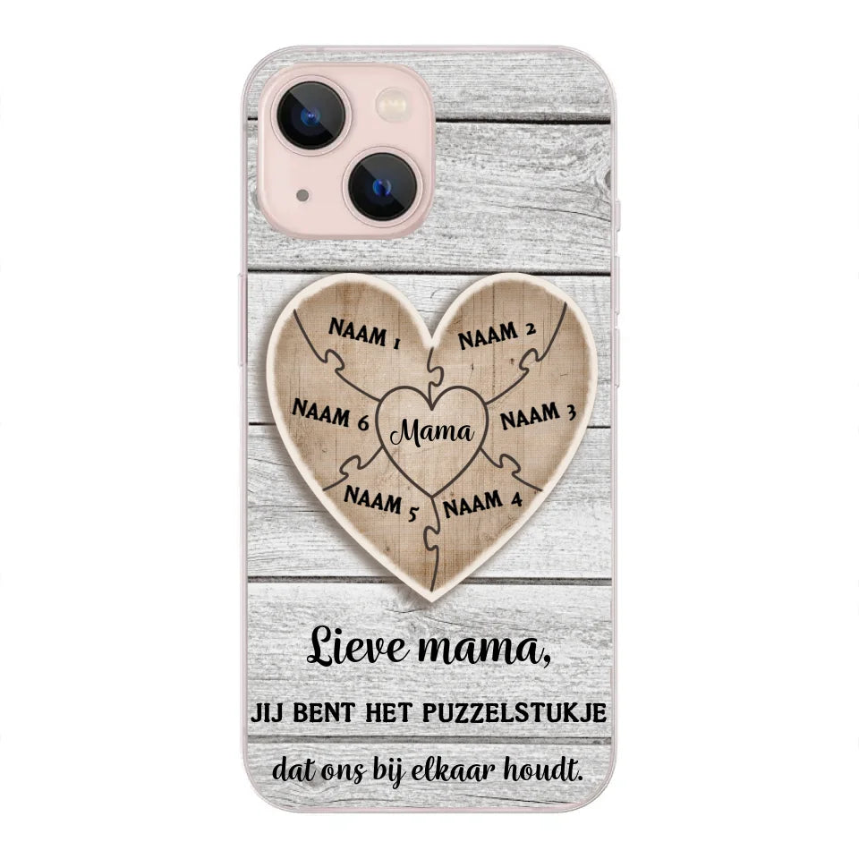 Puzzelstuk - Gepersonaliseerd telefoonhoesje