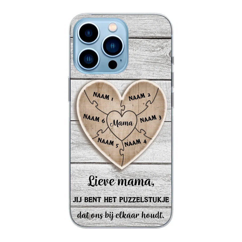 Puzzelstuk - Gepersonaliseerd telefoonhoesje