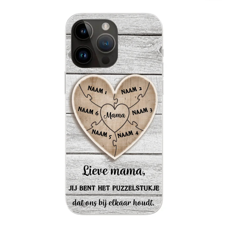 Puzzelstuk - Gepersonaliseerd telefoonhoesje