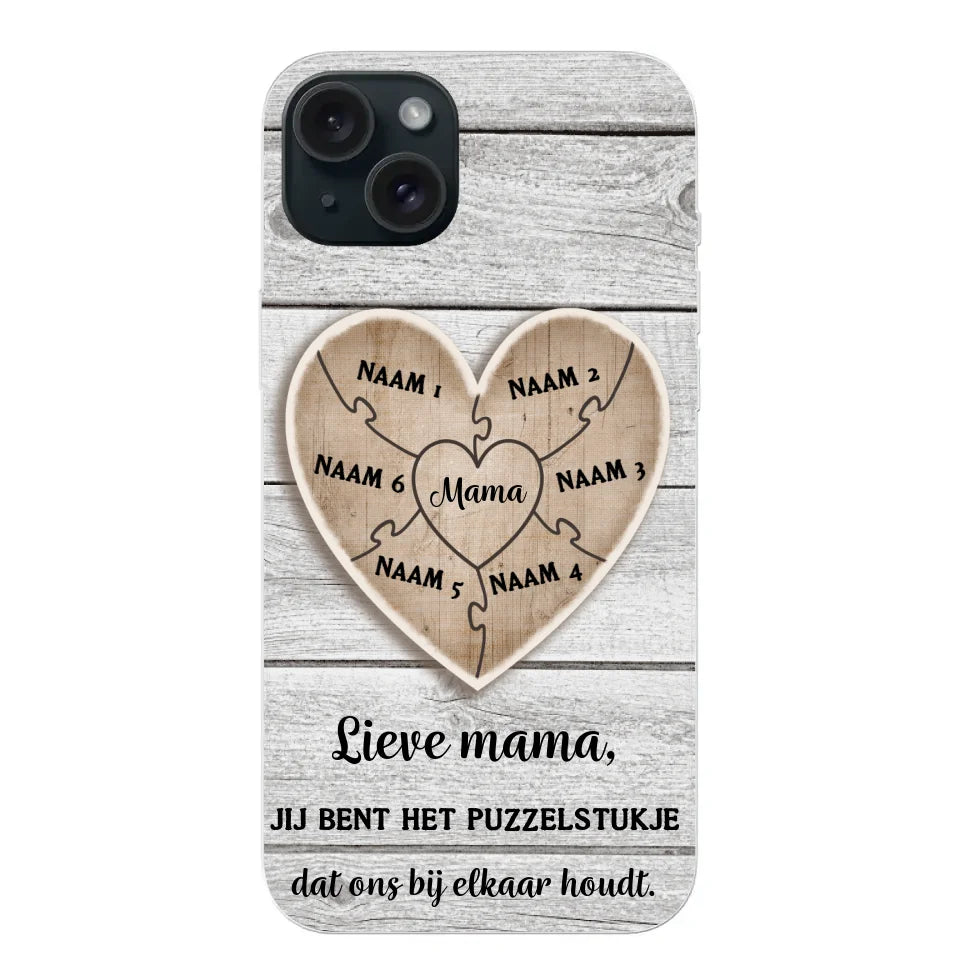 Puzzelstuk - Gepersonaliseerd telefoonhoesje